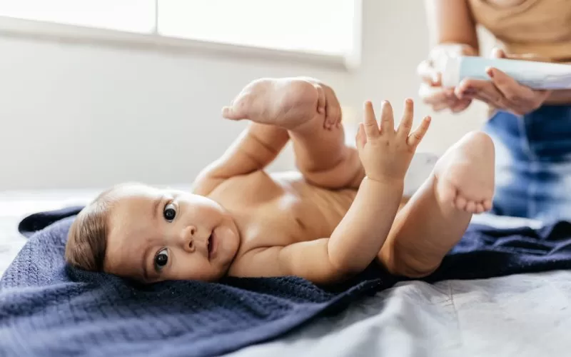 Keep Diaper Area Clean