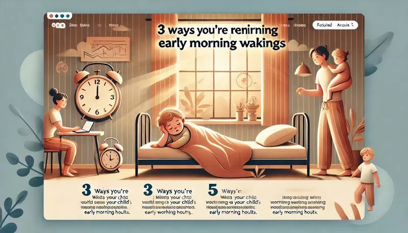 3 Ways You’re Reinforcing Your Childs Early Morning Wakings