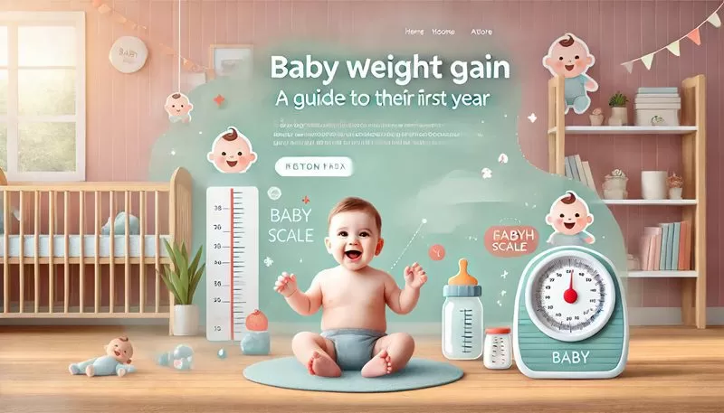 Baby weight gain - A guide to their first year