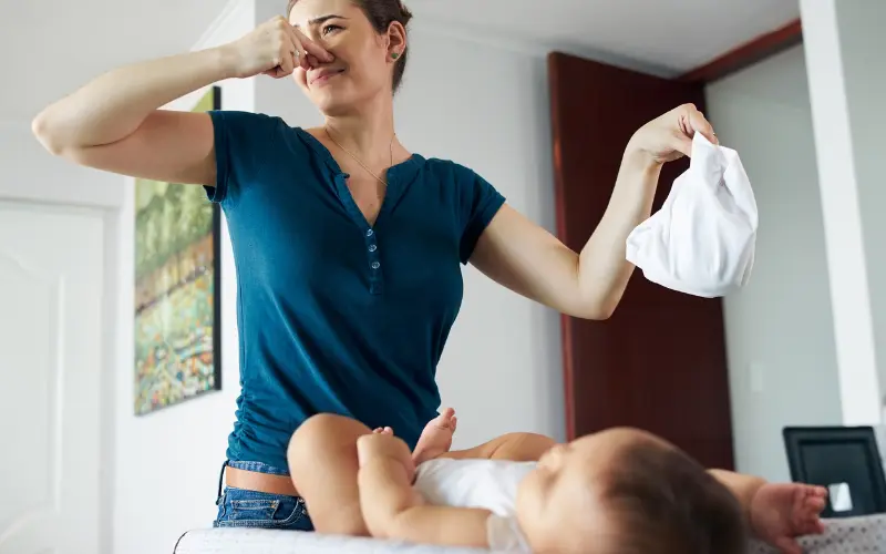 Discomfort with Dirty Diapers