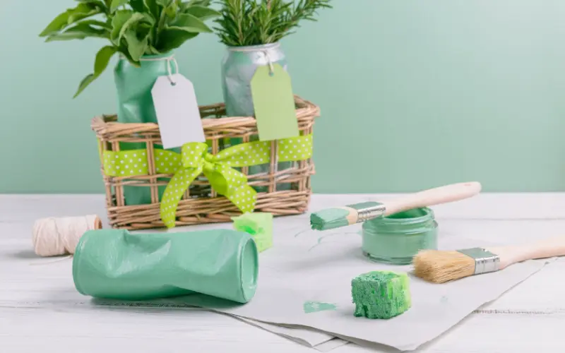 Incorporate Recycled or Upcycled Decor