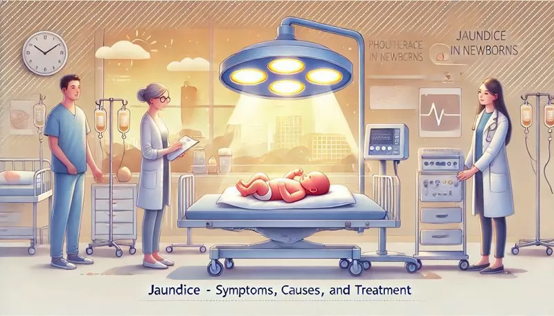 Jaundice in Newborns - Symptoms, Causes, and Treatment