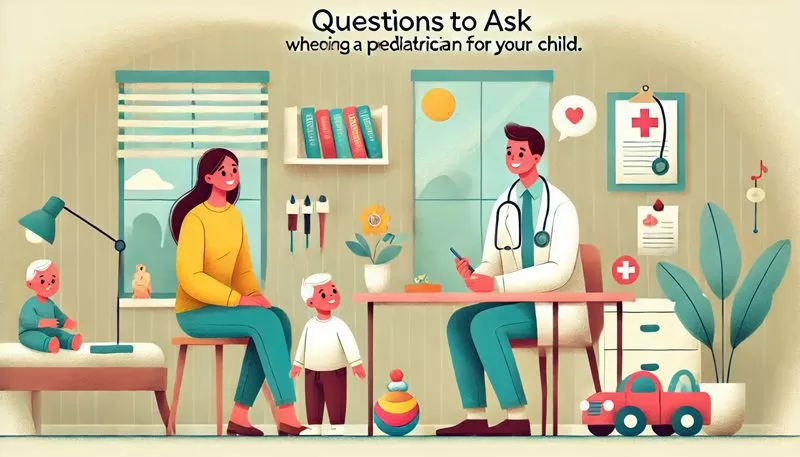 Questions to ask when choosing a pediatrician for your child
