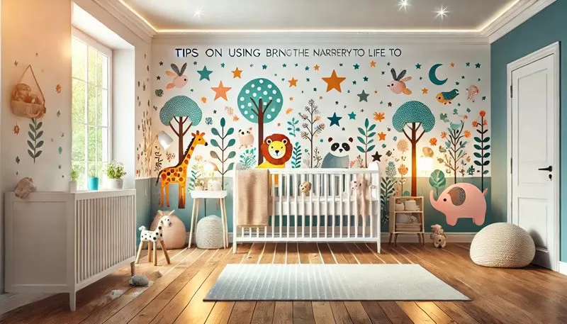 Tips on Using Wall Decals to Bring the Nursery to Life